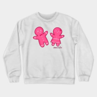 Gingerbread couple in PINK Crewneck Sweatshirt